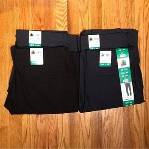 UB Tech Men's Comfort Waist Chino Black Pant ( 38W X 34L)